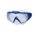 Masque de Natation Aqua Sport en Silicone (Bleu & Noir) (+14Ans) INTEX